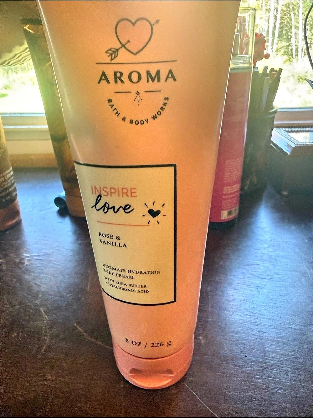 AROMA Inspire Love Rose & Vanilla Ultimate Hydration Body Cream Rose & Vanilla